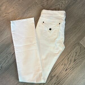 Hudson straight leg white Jean